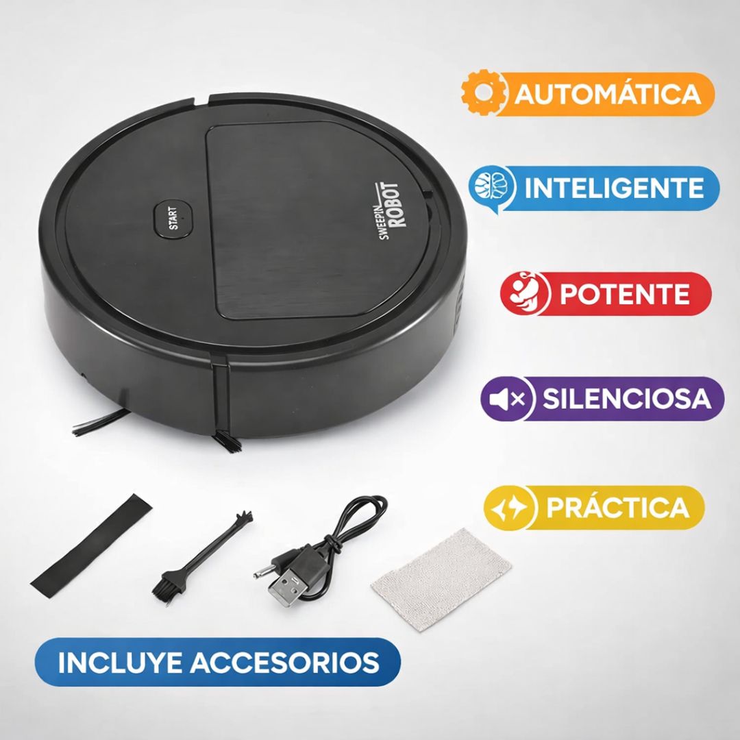 AutoClean Master® Aspiradora Robot 3 en 1 ¡ EN OFERTA!