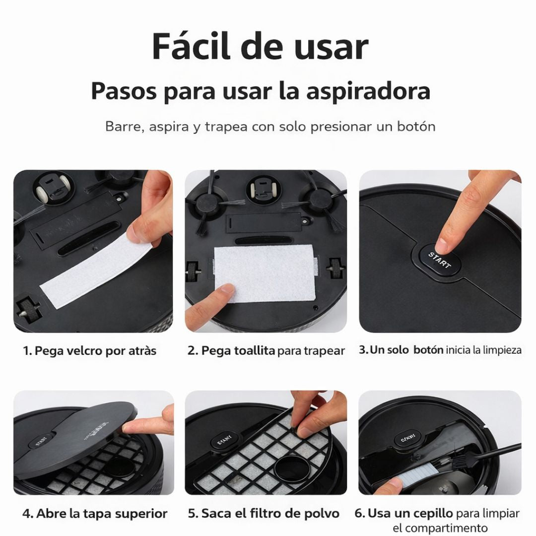 AutoClean Master® Aspiradora Robot 3 en 1 ¡ EN OFERTA!