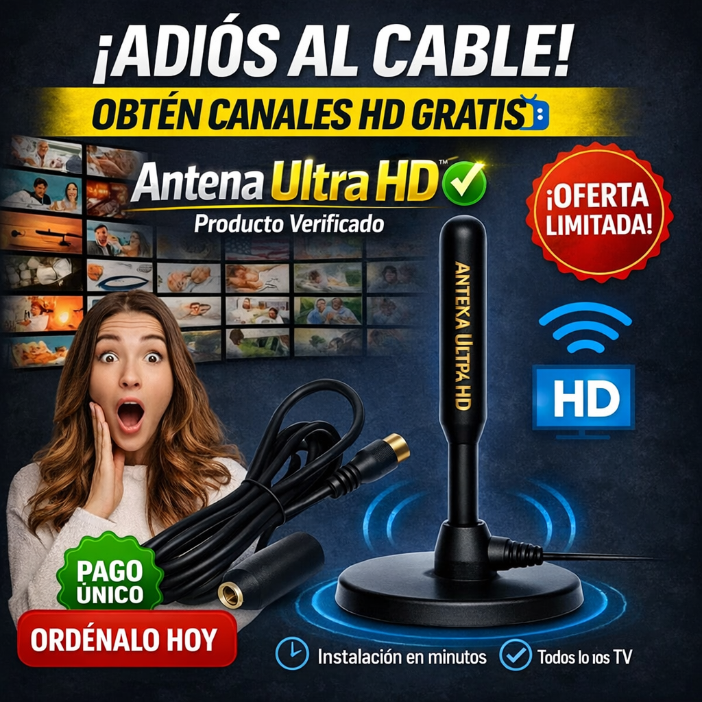Antena tdt Ultra HD™ La mejor TV ¡EN SUPÉR OFERTA!