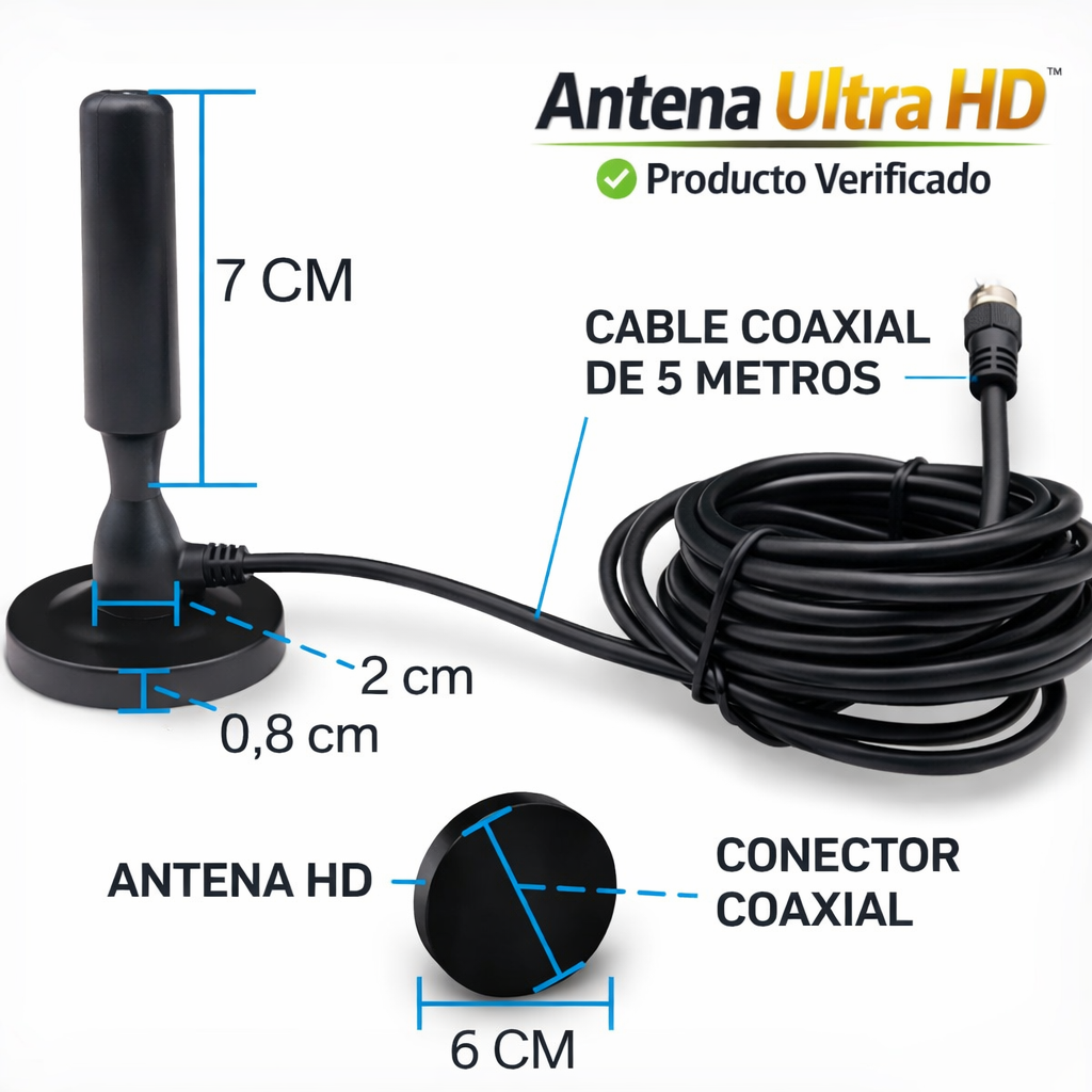 Antena tdt Ultra HD™ La mejor TV ¡EN SUPÉR OFERTA!
