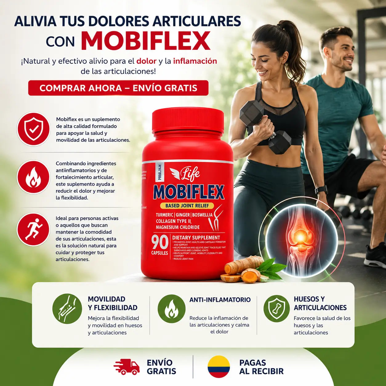 Fórmula MobiFlex™ Gold| 90 Cápsulas