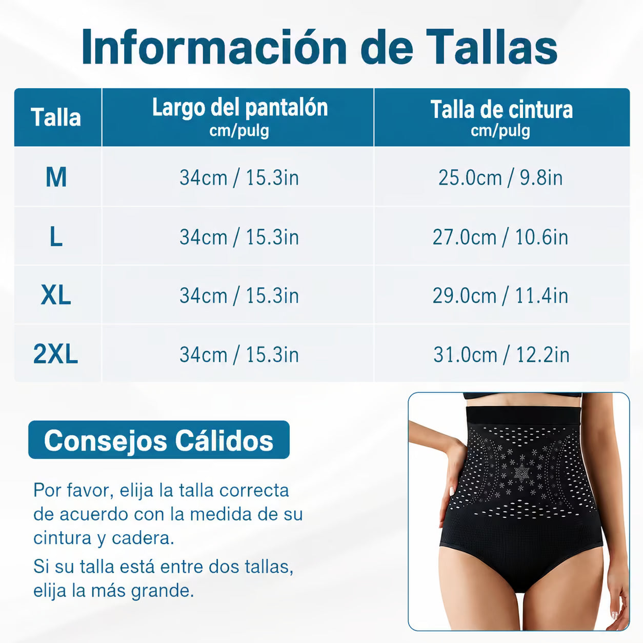 SilueFit™ Panty Moldeador Control Abdomen Invisible