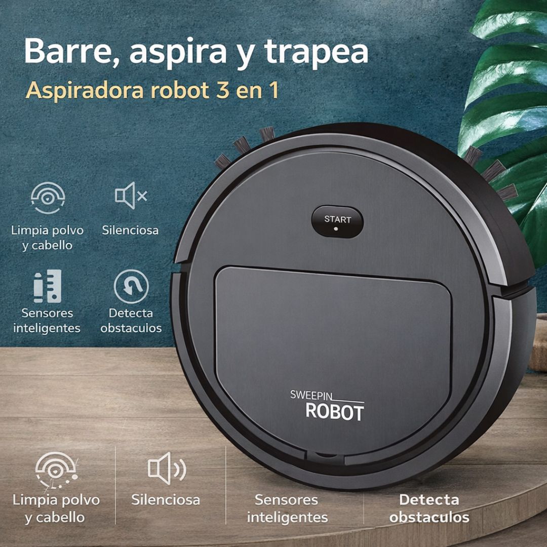 AutoClean Master® Aspiradora Robot 3 en 1 ¡ EN OFERTA!